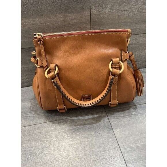 Dooney & Bourke Florentine Leather Small Satchel Natural B000551 - Picture 5 of 12